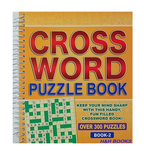 Crossword puzzle book spiral - crossword,