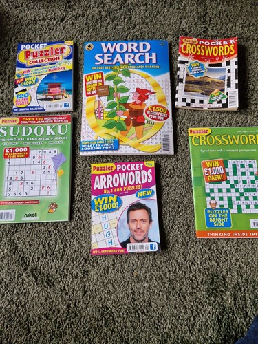 Puzzle books crossword sudoku - books,