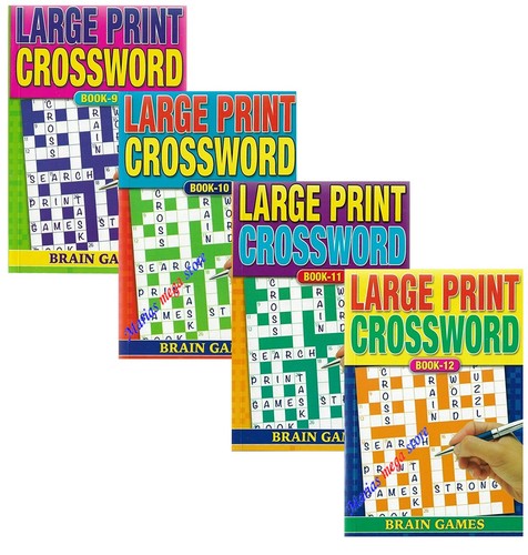 Set a5 crossword books - x,