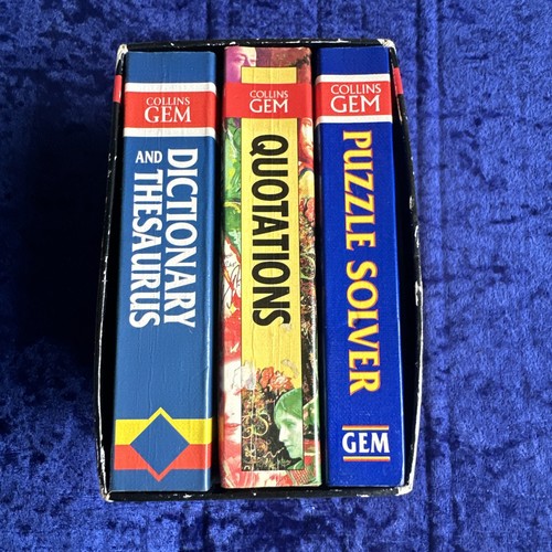 Collins gem mini crossword box - mini,