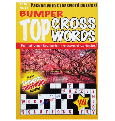Bumper crossword puzzle - crossword, book