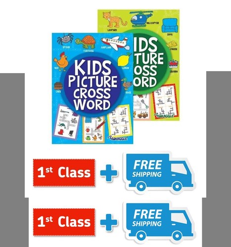 Kids picture crossword book - crossword,