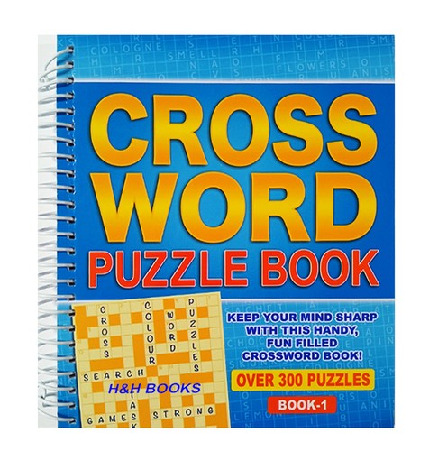 Crossword puzzle book spiral - crossword,