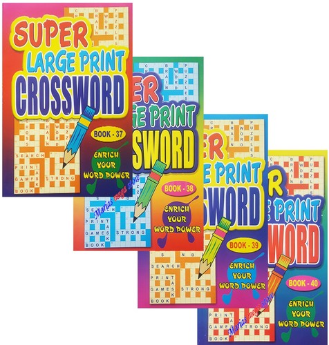 Set a4 crossword books - a4,