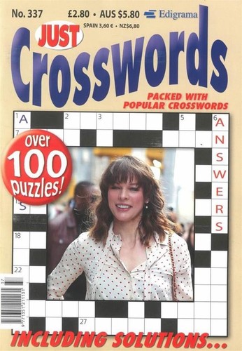 Crossword puzzle book - puzzle,