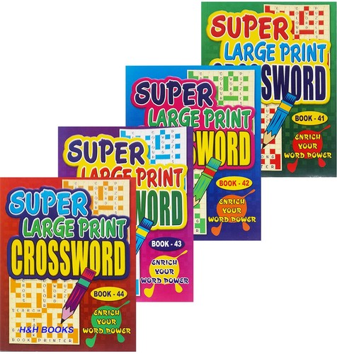 Large print crossword - a4,
