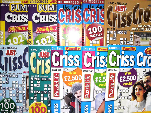 Criss cross puzzle books - puzzle,